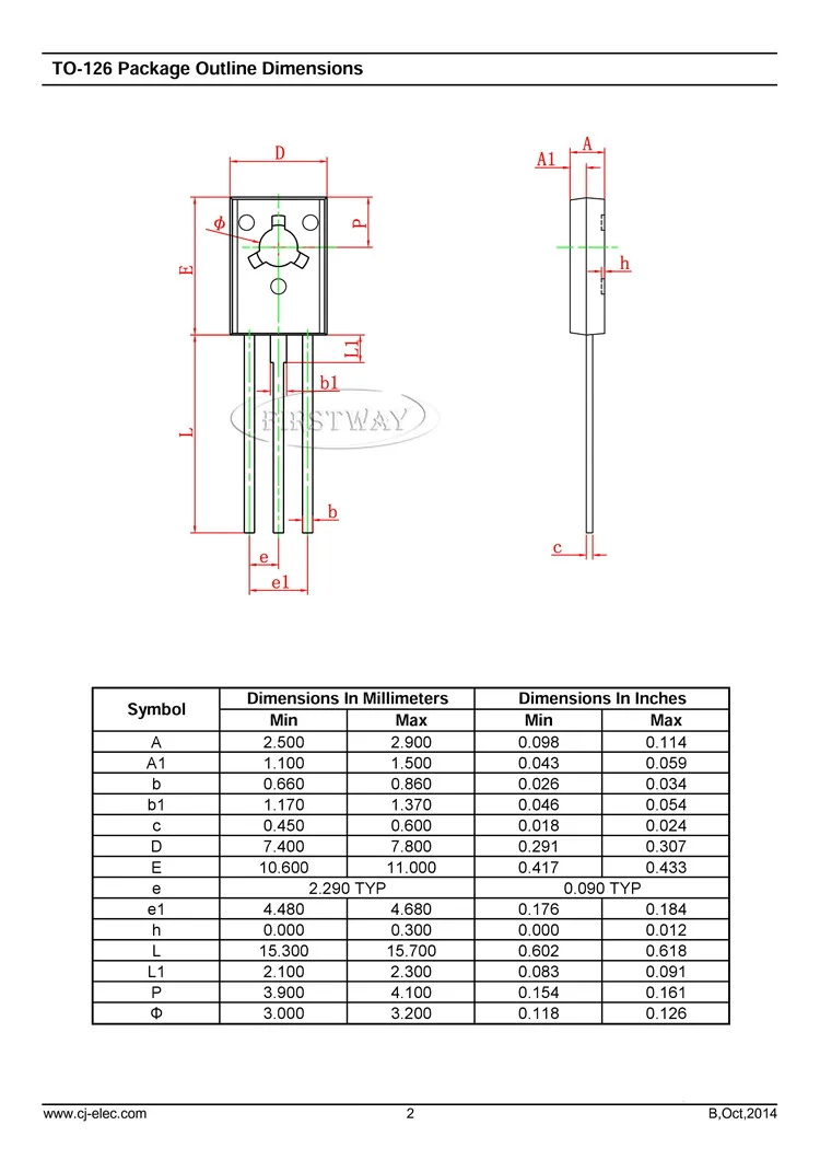 power tube 2sd886 silicon transistor to-126 package