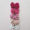 100 pcs Handmade Mulberry Paper Rose Flower 1.5 cm Craft Scrapbooking Scrapbook Bow Wedding Doll House Supplies Card 5 Colors