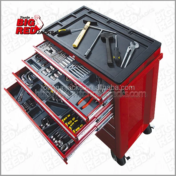 Torin BigRed Tool Cabinet with Tools TBR3007B-X