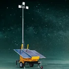 Multi Energy Diesel Generator Solar Powered High Illuminating LED Floodlight Portable Mobile Light Towers