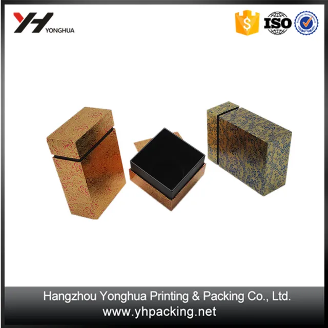 custom logo printed recycled two colors paper packaging gift box