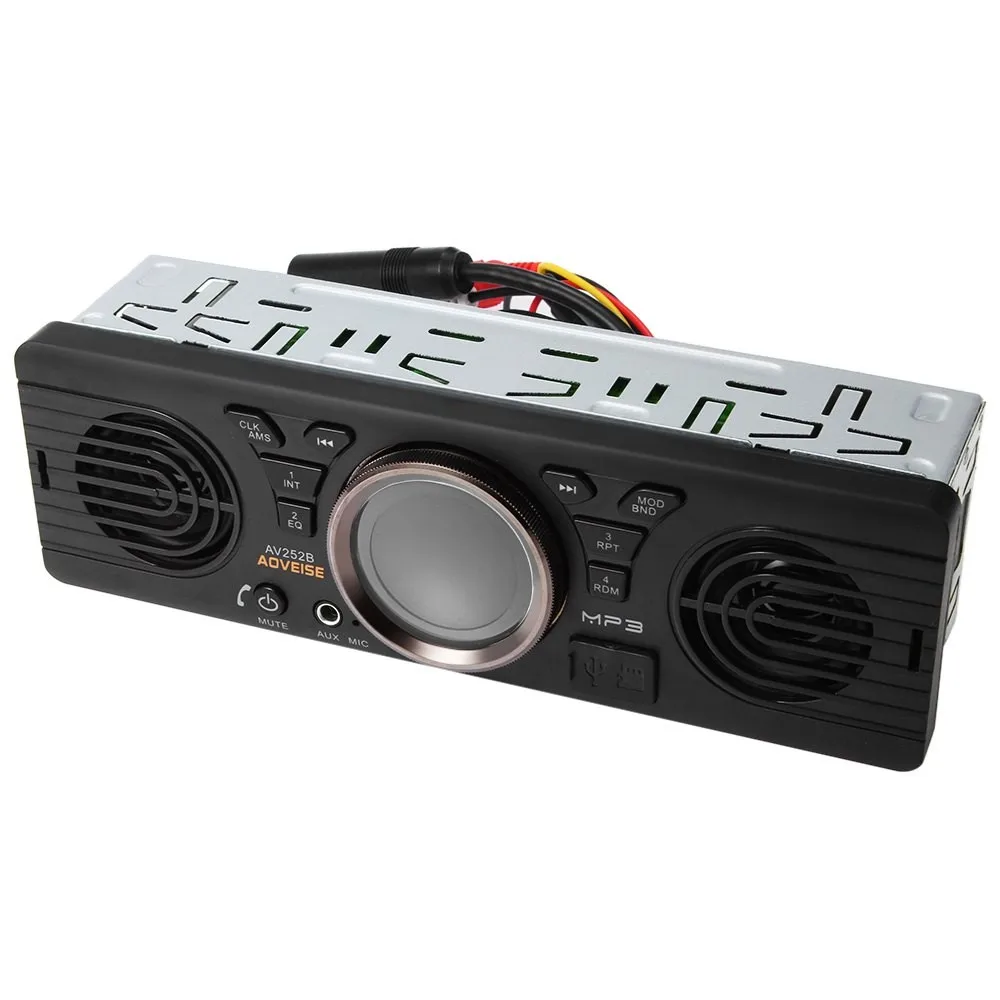 Bluetooth 2.1 + EDR Vehicle Electronics In-dash MP3 Audio Player Car Stereo FM Radio with USB / TF Card Port AV252B 12V
Bluetooth 2.1 + EDR Vehicle Electronics In-dash MP3 Audio Player Car Stereo FM Radio with USB / TF Card Port AV252B 12V