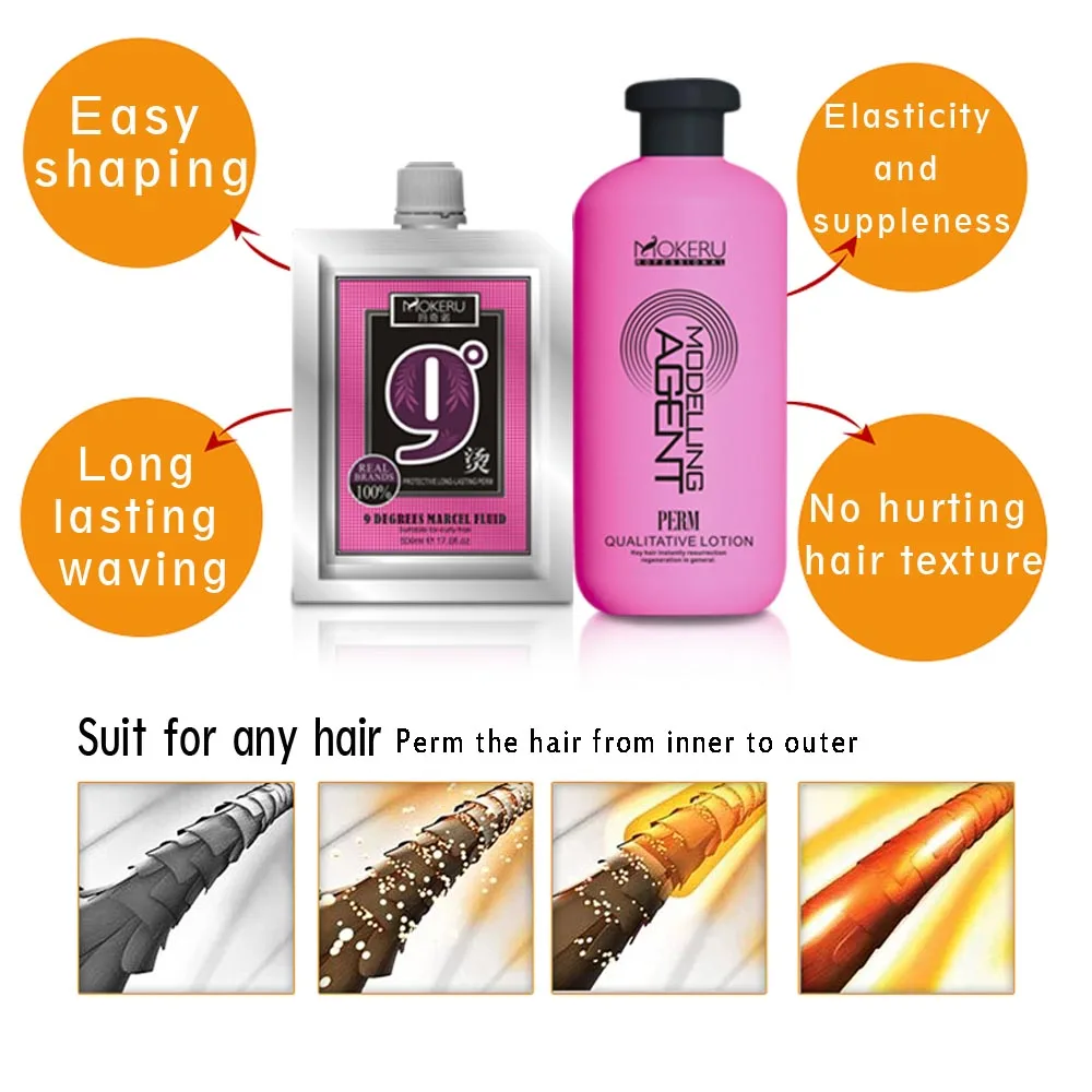 Mokeru Professional Organic Permanent Best Curly Hair Perm
