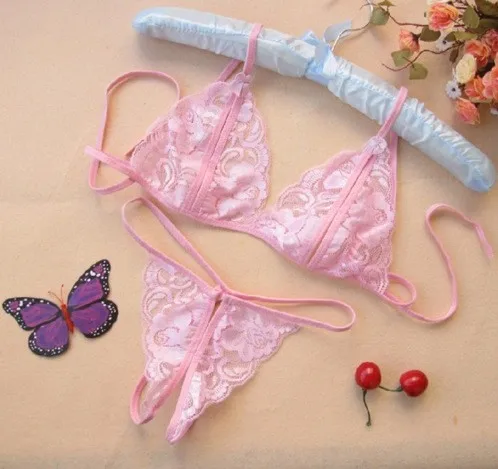 Ensemble Sexy De Lingerie En Dentelle Pour Femmes Adolescentes Et