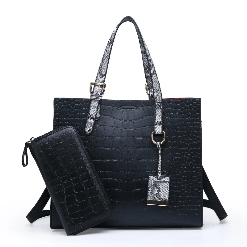 2019 new arrival alligator women bag fashion snake handbag two wallet shoulder crossbody bag casual tote
2019 new arrival alligator women bag fashion snake handbag two wallet shoulder crossbody bag casual tote