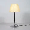 Modern Fashion living room chrome color lamp fabric table lamp