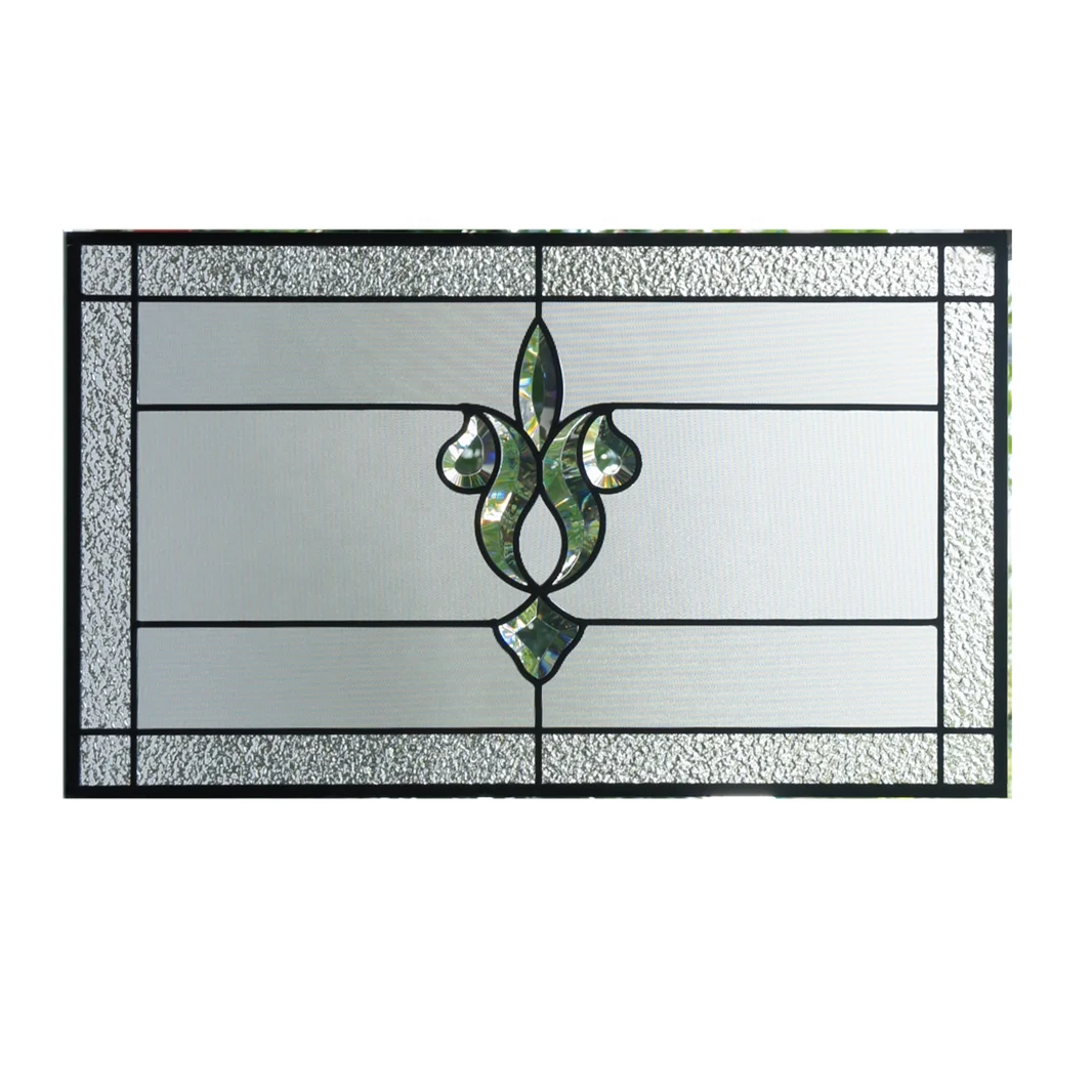 Latdst Architectural Door Stained Glass Decorative View Triple