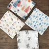 promotion 100% muslin organic bamboo cotton baby swaddle blanket