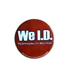 customer design promotional tin button badge safety pin