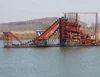 China HBC400 400m3/h bucket chain river sand/gold/diamond dredger/dredging machine
