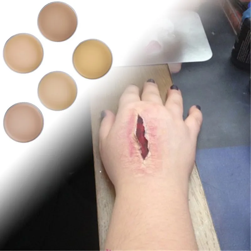 Hot Halloween Fancy Dress Scar Wound Skin Wax Body Face Painting Make Up face body paint Fancy Waterproof Henna Makeup
Hot Halloween Fancy Dress Scar Wound Skin Wax Body Face Painting Make Up face body paint Fancy Waterproof Henna Makeup