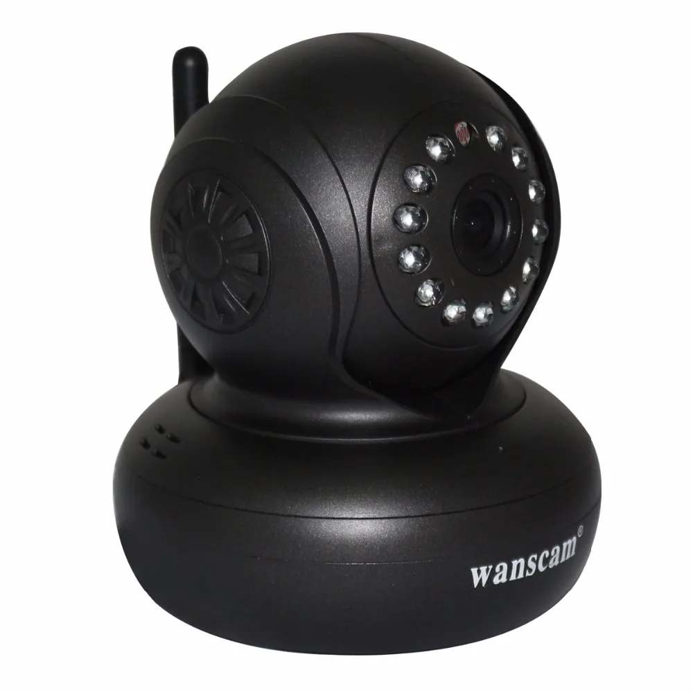 Wanscam Baby Monitor H.264 IR Network Wireless WiFi 1080P IP Camera With New Black Color