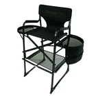 Onwaysports Aluminum Folding Tall Director Barber Makeup Artist Chair