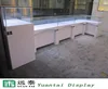 modern wholesale used glass jewelry display showcase with led light for retail store