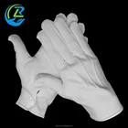 china white 100% cotton military parade eczema hand gloves