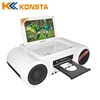 Home appliance dvd portable karaoke player with 9 inch screen TV FM DVD player Game Battery LD-1011D