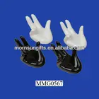 Unique dinnerware hand shaped ceramic chopstick rest