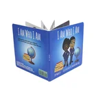 Full color English children activity board book custom print blank board books printing factory