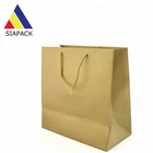 Luxury shopping paper bag for gift with cotton handles