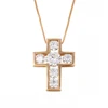 32709 xuping jewelry gold plated modern cross pendant, pendant necklace