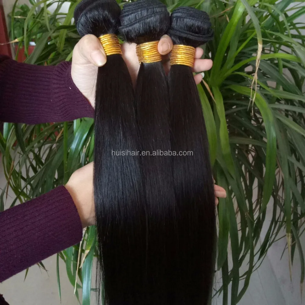 الجمعة السوداء Hotsale! خصلات شعر متناسقة مع البشرة مصنوعة من شعر برازيلي أصلي بدرجة 11A 3 حزم مستقيمة