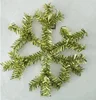 30cm snowflake tinsel wholesale christmas tinsel PVC hanging wired garland home decoration