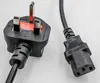 C5 Cloverleaf Power Cord / Mains Cable Lead / UK Type Plug for Laptop Adapter / Charger Acer Dell HP Compaq Sony Toshiba Vaio D