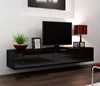Latest Design LED TV wall cabinet TV floating wall mountable unit wooden UV high gloss wall hanging TV stand