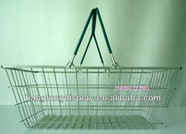 hand draw metal wire basket
