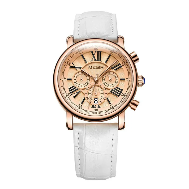 MEGIR-2058 White Leather Band Women Sport Watches Popular Megir Brand Calendar Watch for Lady, White red
MEGIR-2058 White Leather Band Women Sport Watches Popular Megir Brand Calendar Watch for Lady, White red