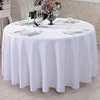Cheap Manufacturer Wholesale Polyester Wedding Tablecloths Table Linens For Sale Round Tablecloths
