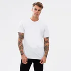 Yihao Wholesale High Quality Blank White Men Sports t shirt Fitness T Shirts Running Dry Fit T Shirts