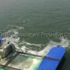 Pond aeration hose integrated floating aerator