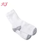RJ-I-1196 kids white socks 100% cotton white school boy socks