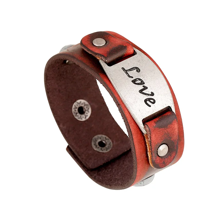 Punk style jewelry man leather peace bracelet,italian mens leather bracelets on sale
Punk style jewelry man leather peace bracelet,italian mens leather bracelets on sale