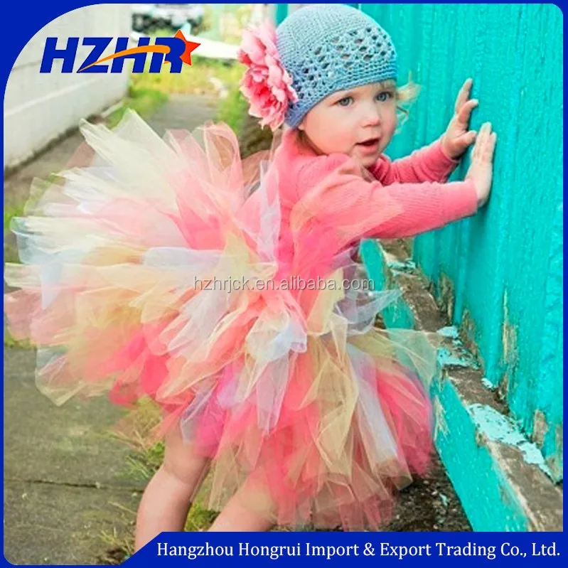 New Design High Quality Colorful baby tutu skirt