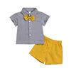 RTS 2piece summer cotton kids outfit set baby boy clothes