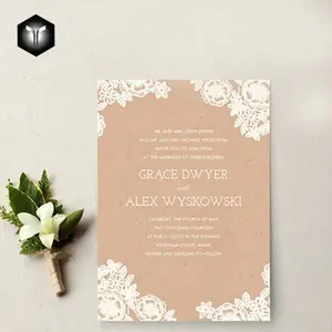 price customized happy birthday greeting wedding invitation card