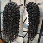 New Arrival 130% 150% 180% Density Human Hair Wig 13*4 Lace Frontal Wig Water Wave Pre-plucked Wig For Black Women