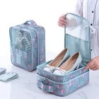 Fashionable travel shoe storage bag foldable storage organizer for clothes storage bag shoes