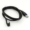 custom micro usb 2.0 l shape type a male to right angle 90 degree type b male data printer cable