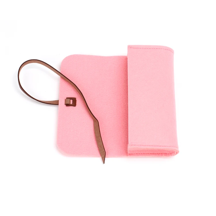Wholesale simple foldable eyeglasses pouch soft felt glasses case with belt, Pink ( number 25)
Wholesale simple foldable eyeglasses pouch soft felt glasses case with belt, Pink ( number 25)