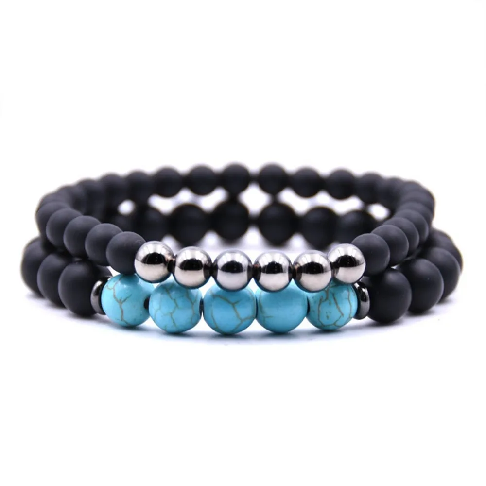 Matte Black Onyx magnet treatment bracelet, with multicolored natural stone Elastic Bracelet
Matte Black Onyx magnet treatment bracelet, with multicolored natural stone Elastic Bracelet