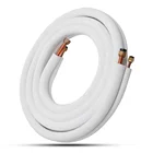 Air conditioner split spare parts connecting insulation refrigerant pvc foam insulated copper pipe pair coil kit