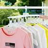 new product Multi-functional plastic clothes hanger folding,magic hangers for clothes hangers plastic
