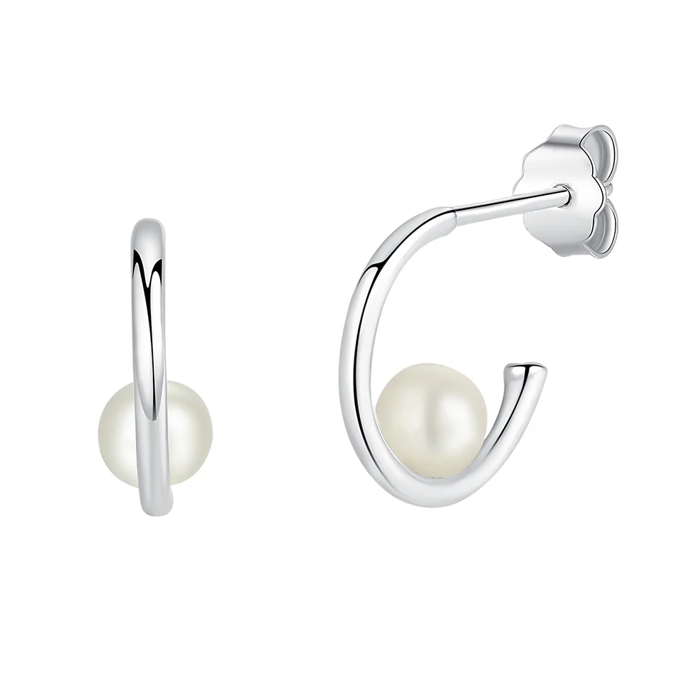 Fashion 100% 925 Sterling Silver Earrings Vintage Elegance Clear Pearl Stud Earrings for Women Daily Party Jewelry
Fashion 100% 925 Sterling Silver Earrings Vintage Elegance Clear Pearl Stud Earrings for Women Daily Party Jewelry