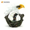 New Design Animal Wildlife Collection America Bald Eagle Sculpture Waterglobe Snow Globe Home Decor Souvenir Gift