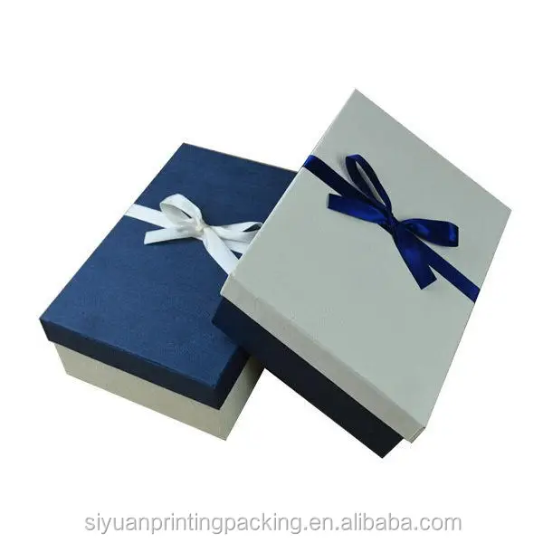special best sell silk gift box handmade with organza bow