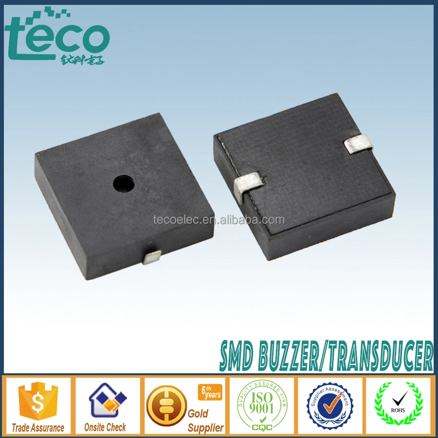 SMT-1705 Ningbo TECO Buzzer Function SMD small electronic transducer