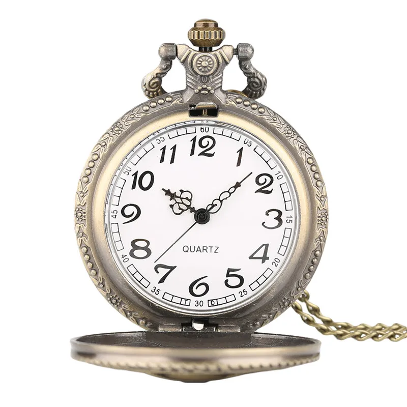 Japanese Anime Pocket Watch Hot One-piece Skull with Straw Hats Cover Slim Chain Cool Comic Clock Best Gifts for Boys Girls Fans (3)